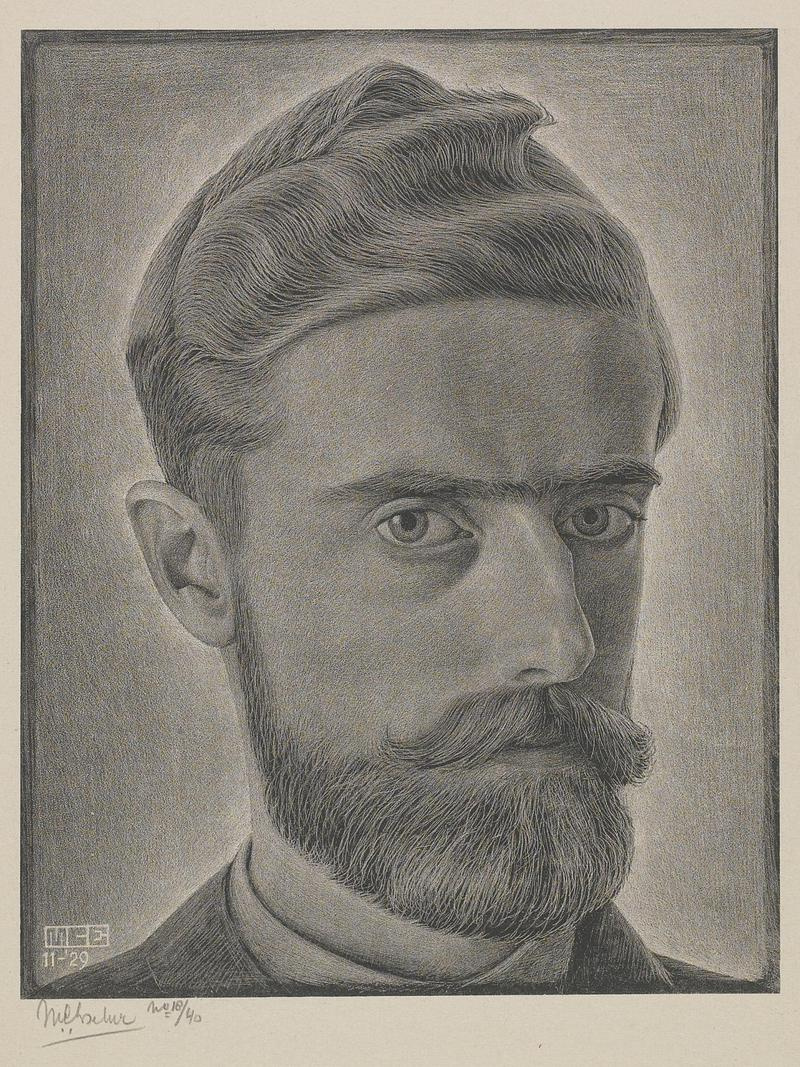 Maurits Cornelis Escher. Self-portrait