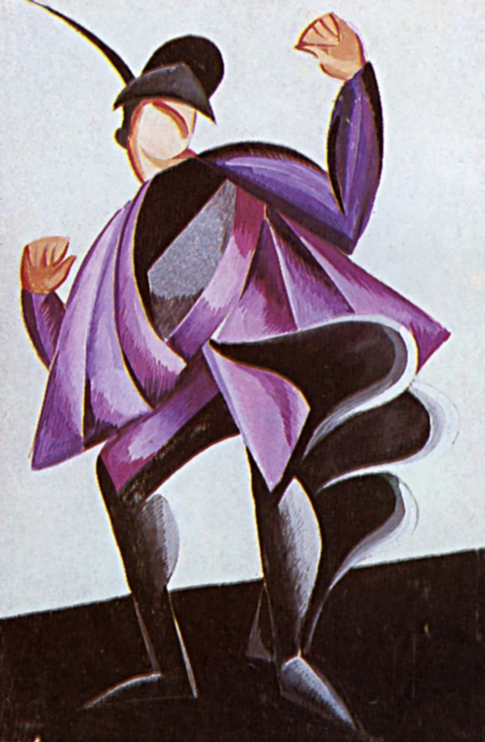 The Servant Gregorio. Costume design for the play Romeo and Juliet by  William Shakespeare. Moscow Chamber theatre, 1921, 36×55 cm by Alexandra  Exter: History, Analysis & Facts