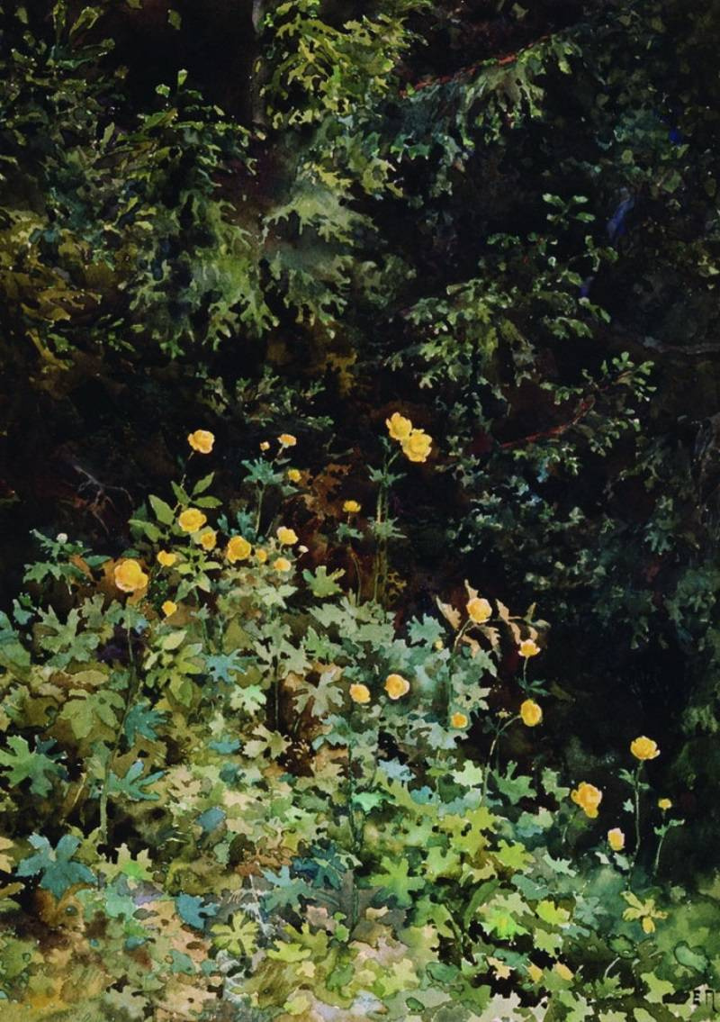 Elena Dmitrievna Polenova. Yellow flowers