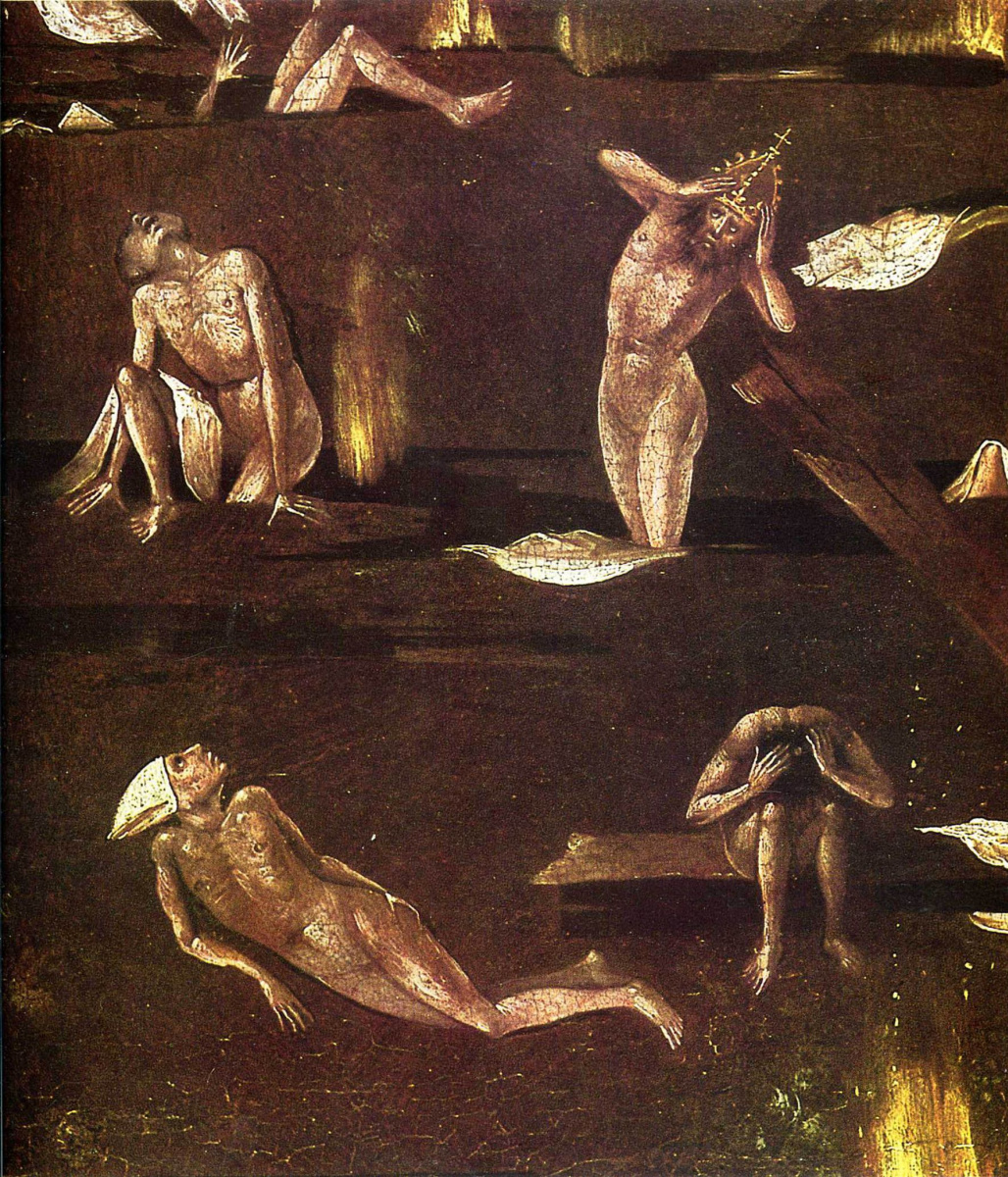 Hieronymus Bosch. Judgment. Fragment