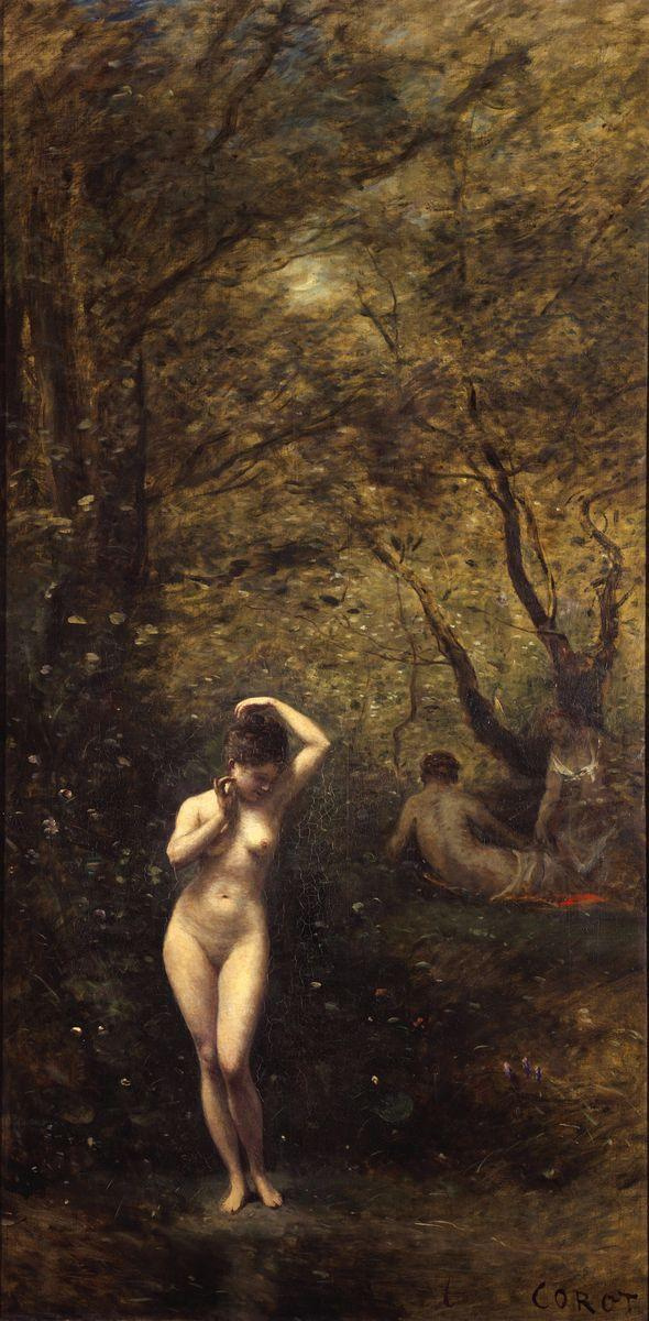 Camille Corot. Diana's bathing