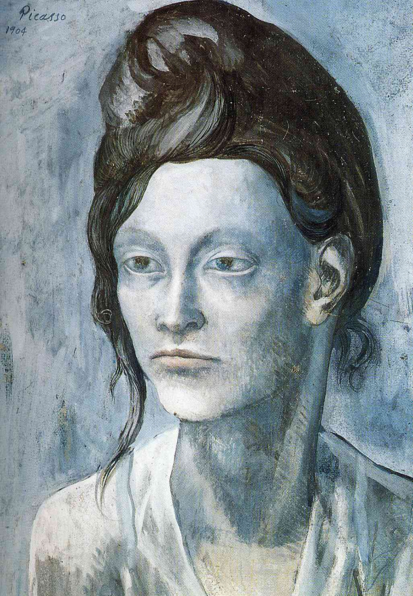 Pablo Picasso. Woman with caught up hair