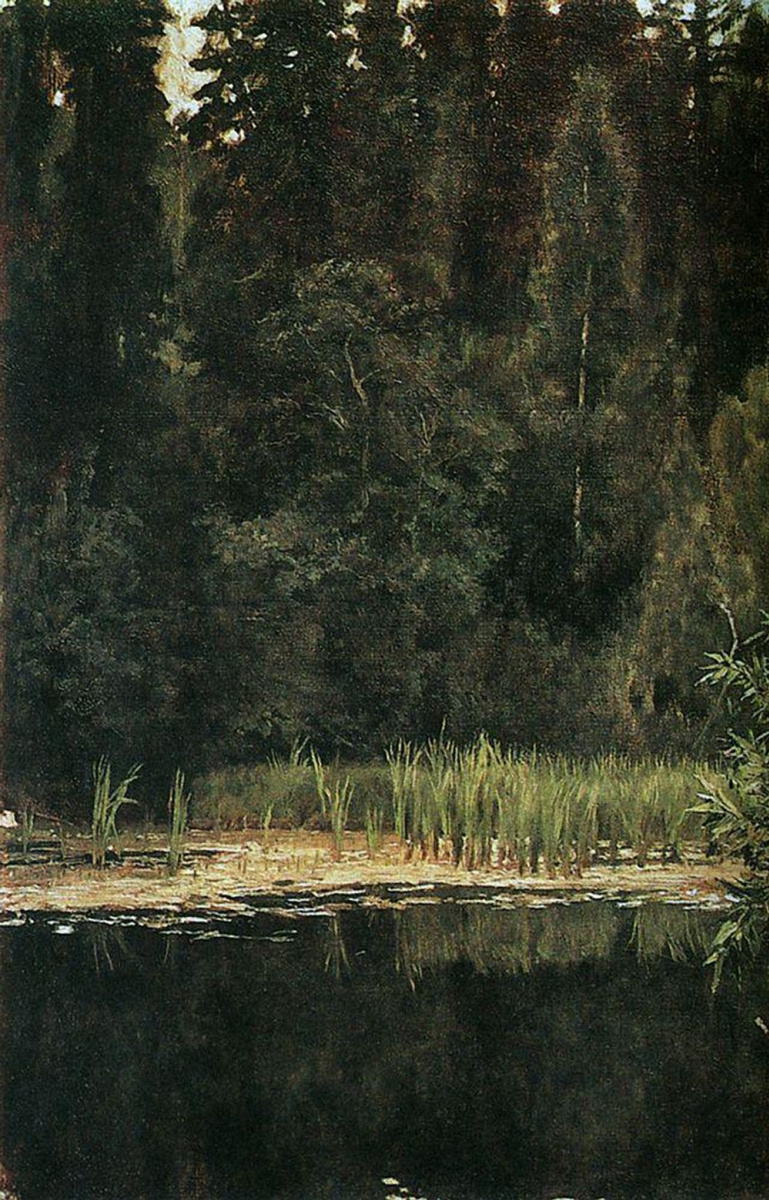 Viktor Vasnetsov. The alyonushkin pond ( Pond in Okhtyrka )