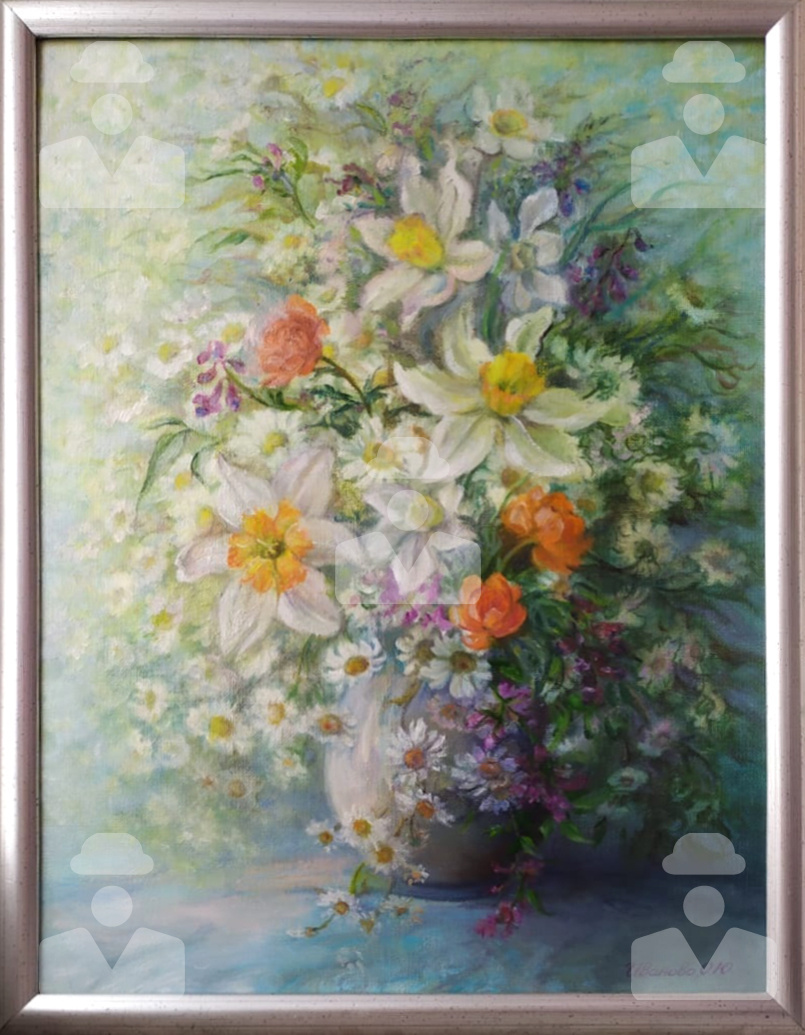 Olga Yurievna Ivanova. Daffodils