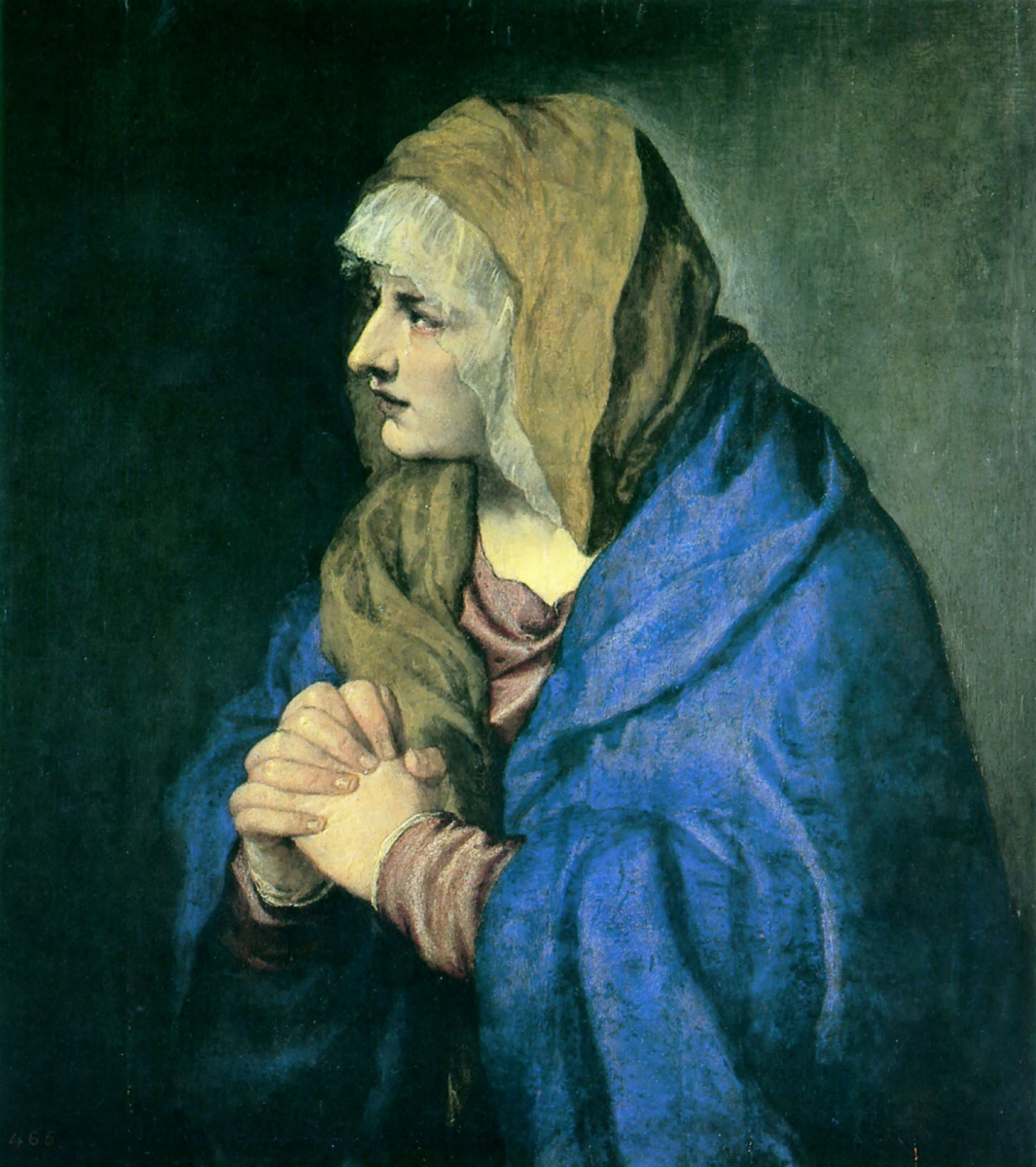 Titian Vecelli. Our lady of the solitude