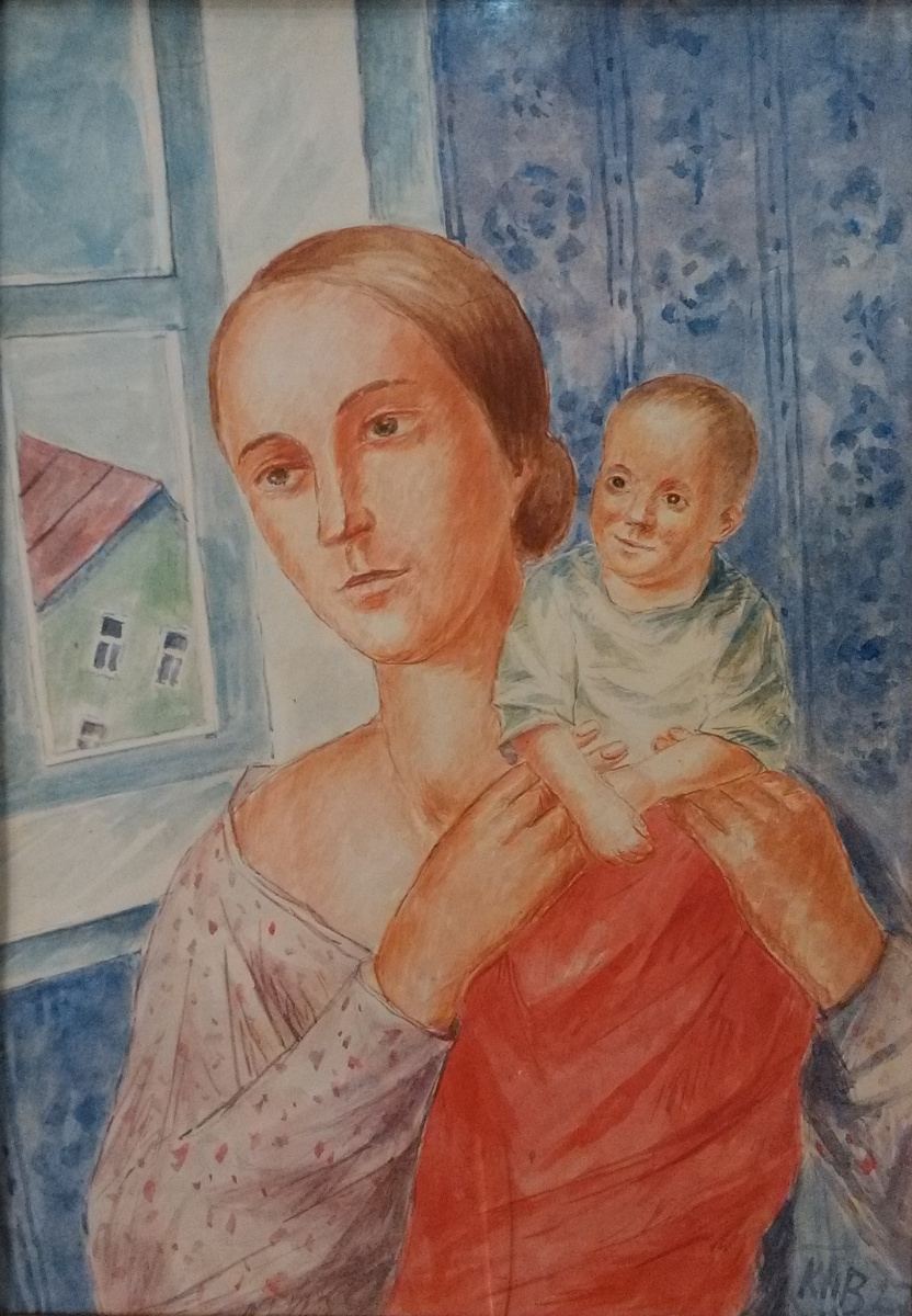 Kuzma Sergeevich Petrov-Vodkin. Mother and child