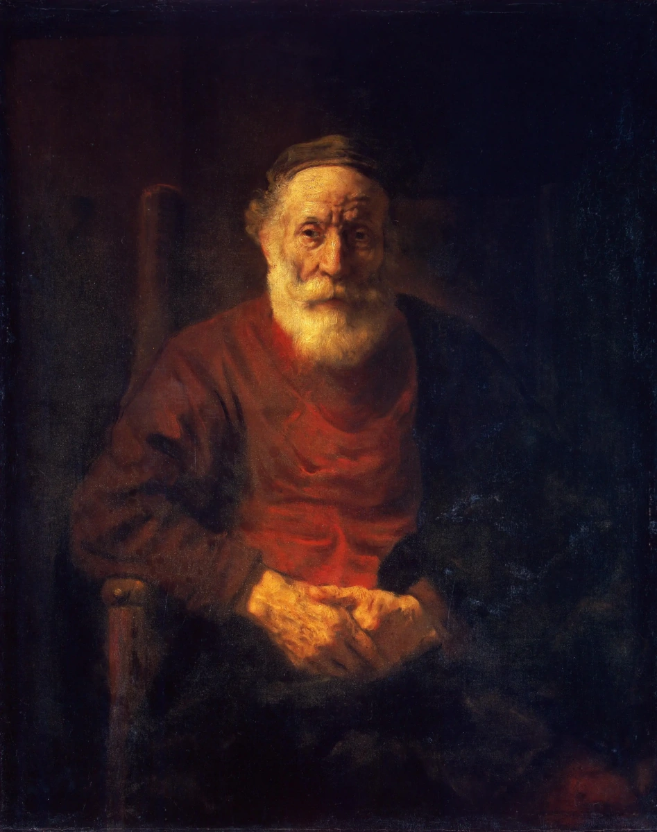 Рембрандт Харменс ван Рейн. Портрет старика в красном