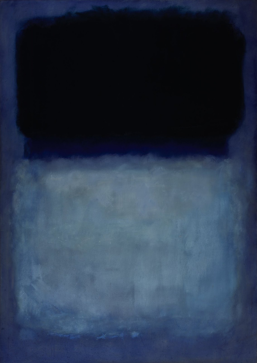 Rothko Mark. Untitled (Green on blue)