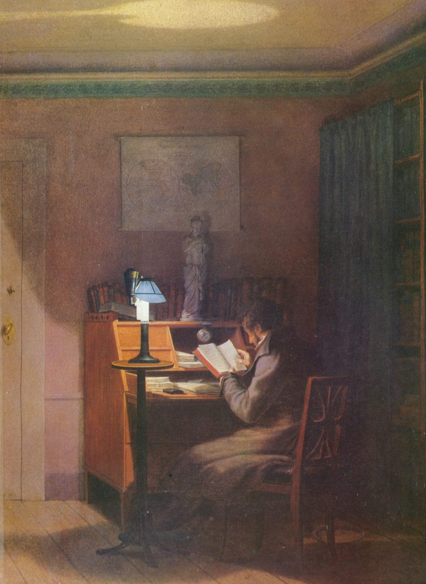 Georg Friedrich Kersting. The attentive reader