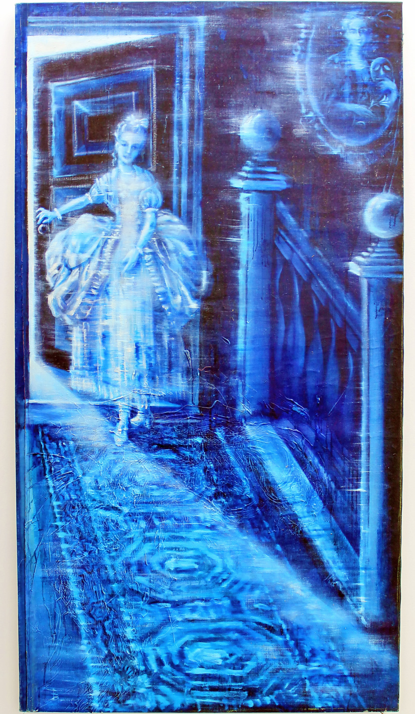 Валерия Трубина, Входящая в тень. Холст, масло, 1991. Из коллекции Петра Багрия. Валерия Трубина, Входящая в тень. Холст, масло, 1991. Из коллекции Петра Багрия.