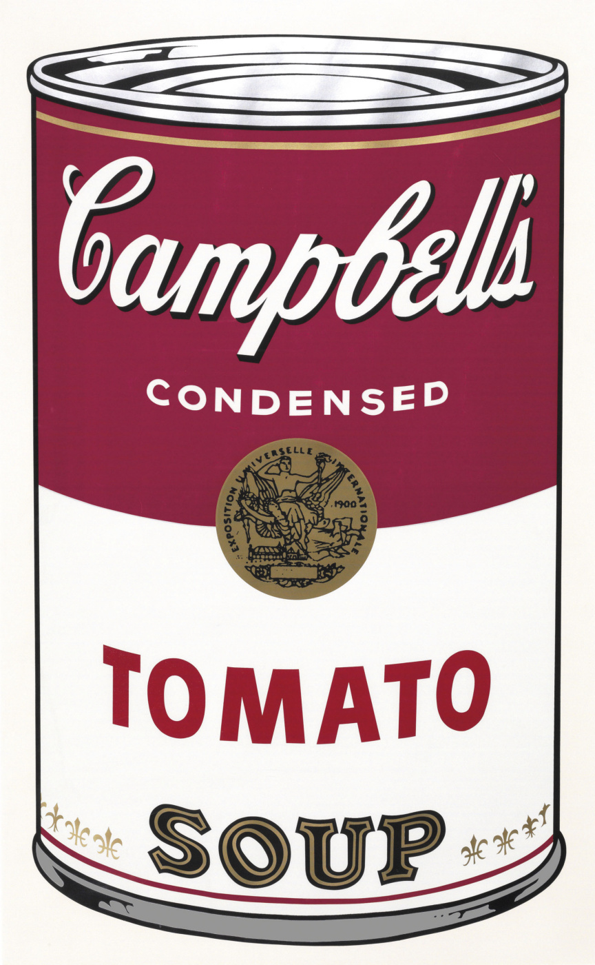 Энди Уорхол. «Томатный суп Cambell’s», 1968. Шелкография. 125-й экземпляр из тиража в 250 экземпляро Энди Уорхол. «Томатный суп Cambell’s», 1968. Шелкография. 125-й экземпляр из тиража в 250 экземпляро