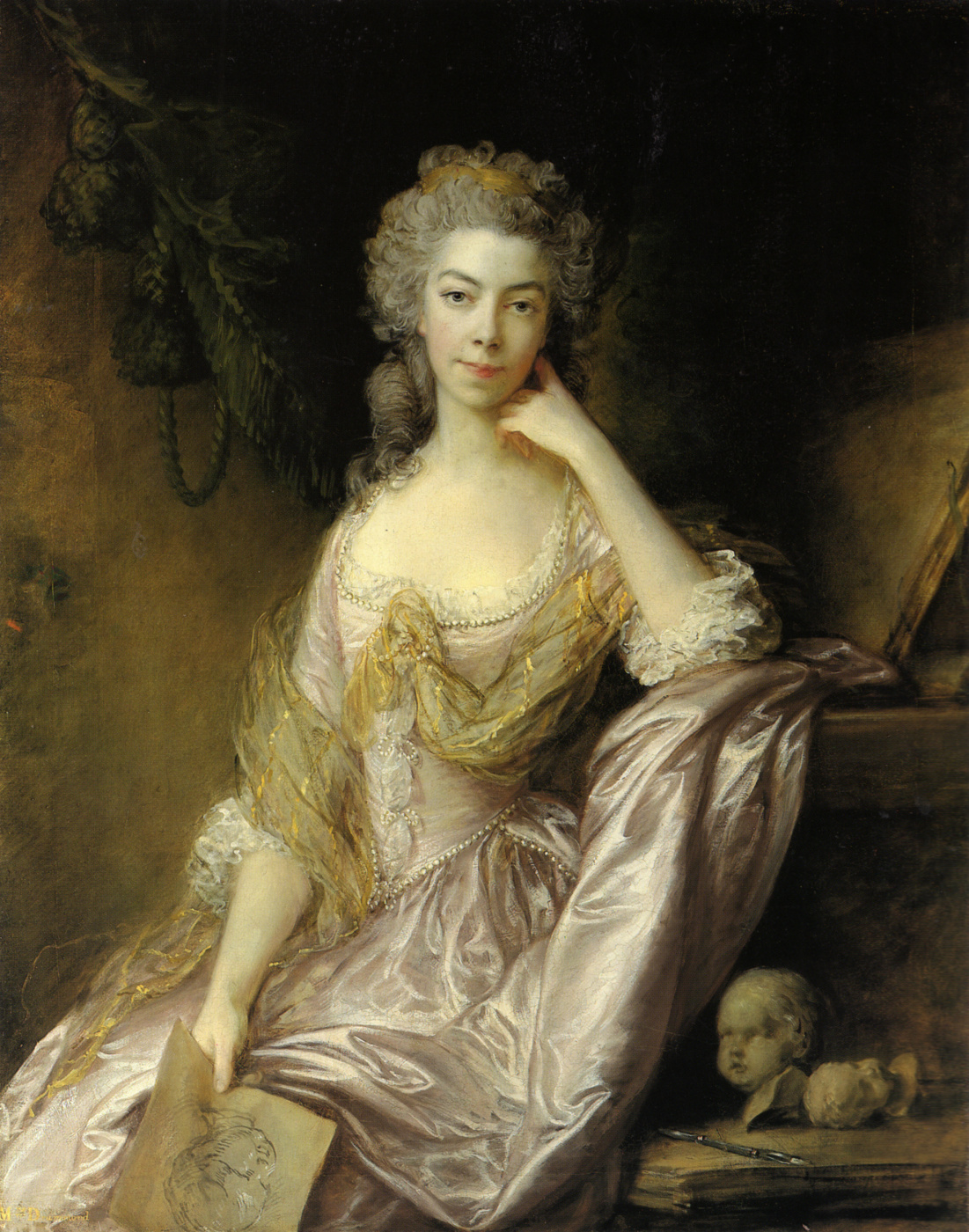 Thomas Gainsborough. Portrait of Mrs Drummond