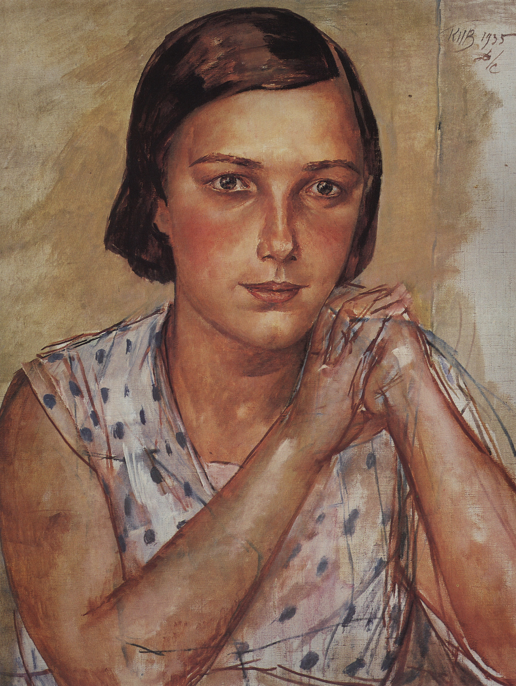 Kuzma Sergeevich Petrov-Vodkin. Portrait of the artist's daughter