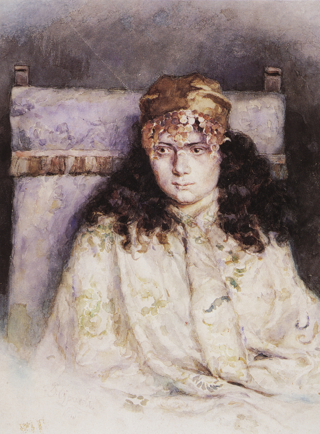 Vasily Surikov. Female portrait
