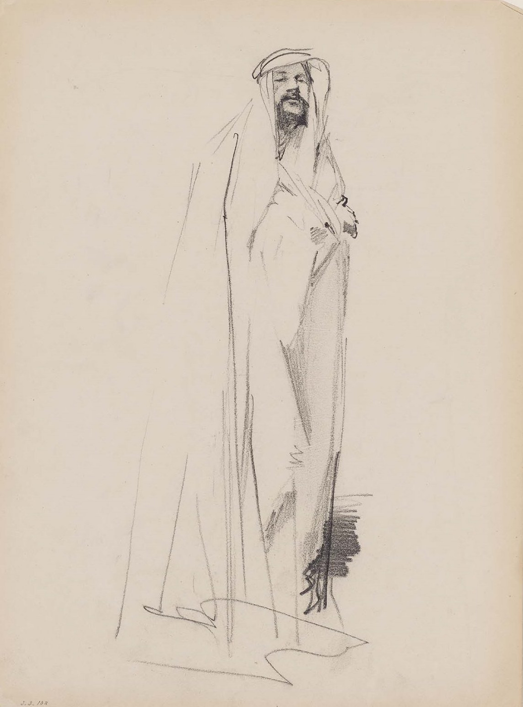 John Singer Sargent. A sketch of Arab