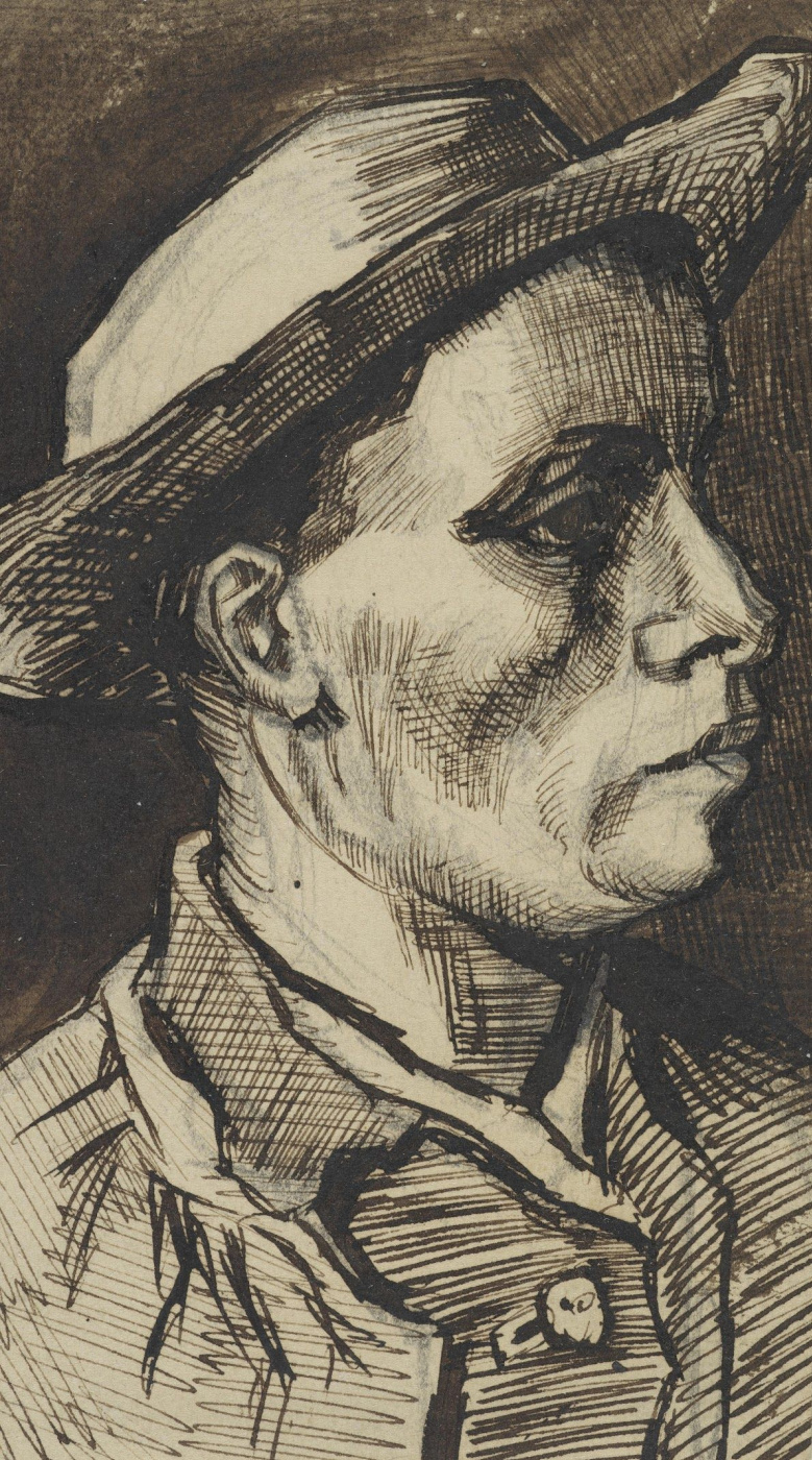Vincent van Gogh. Head of a man