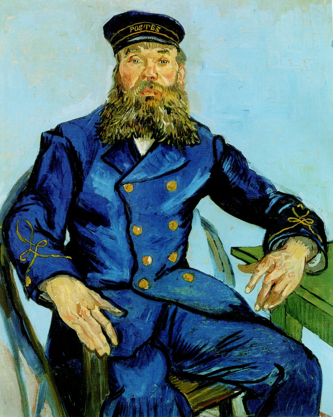 Vincent van Gogh. Portrait of the postman Joseph Roulin