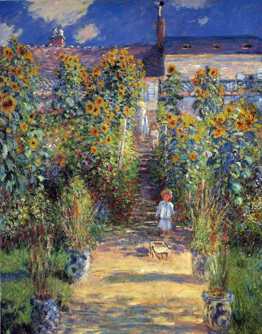 Jardin de l’artiste à Vétheuil, 121×151 cm by Claude Monet: History