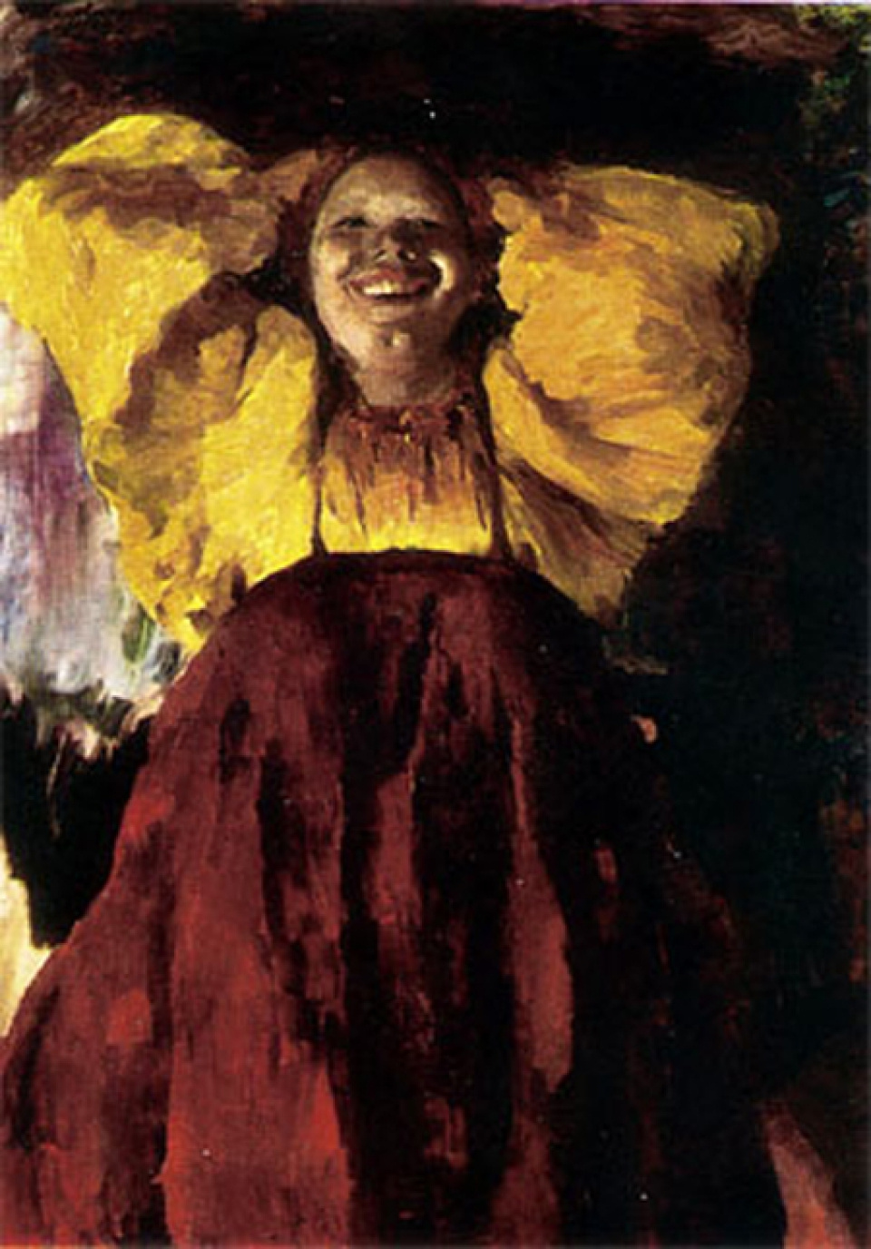 Filipp Andreevich Malyavin. The woman in yellow