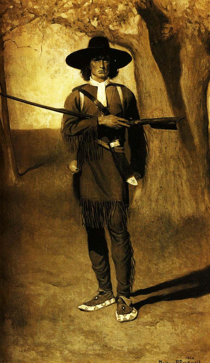 Norman Rockwell. Daniel Boone, the first scout