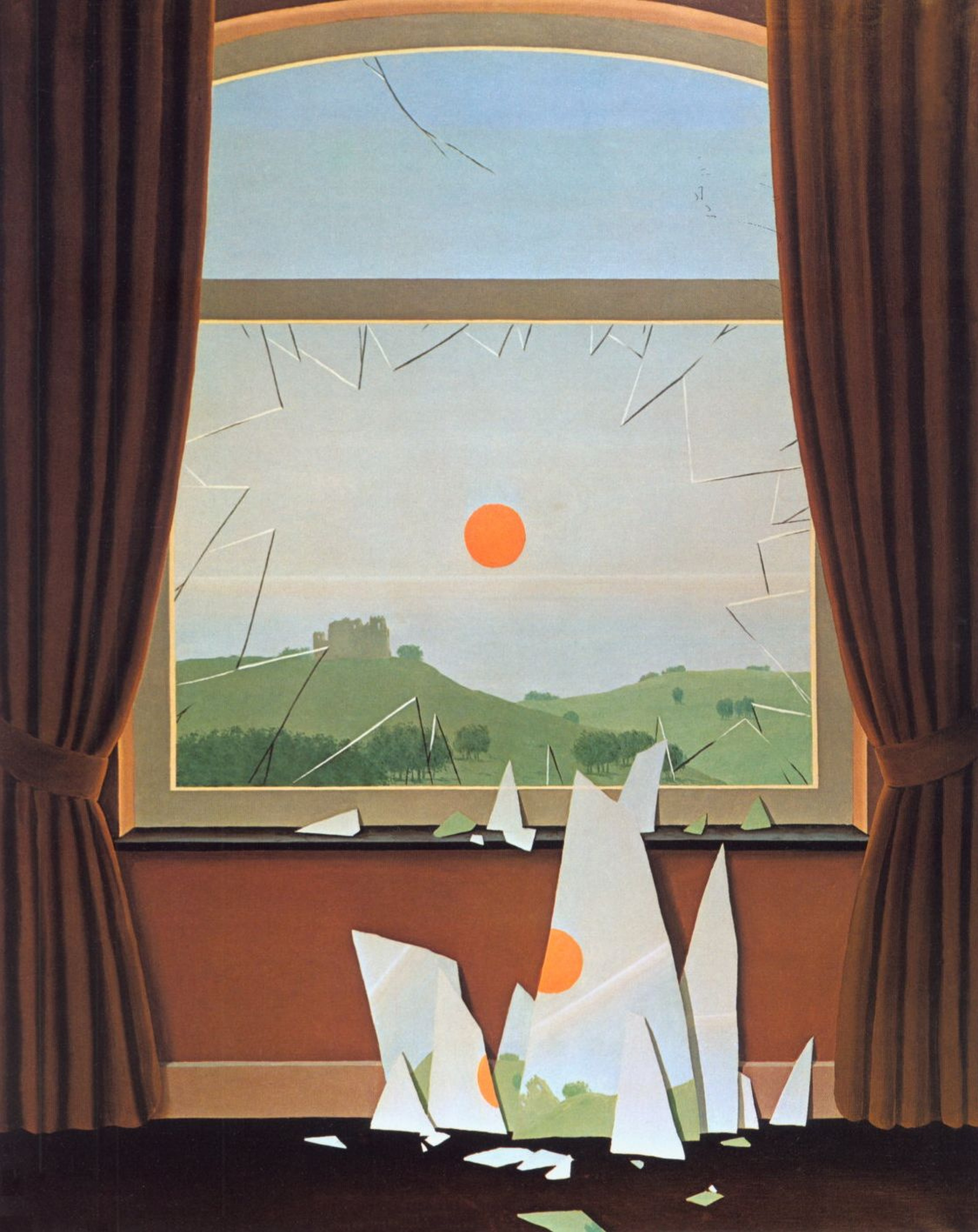 Rene Magritte Evening, 1964, 130×162 厘米：作品描述| Arthive