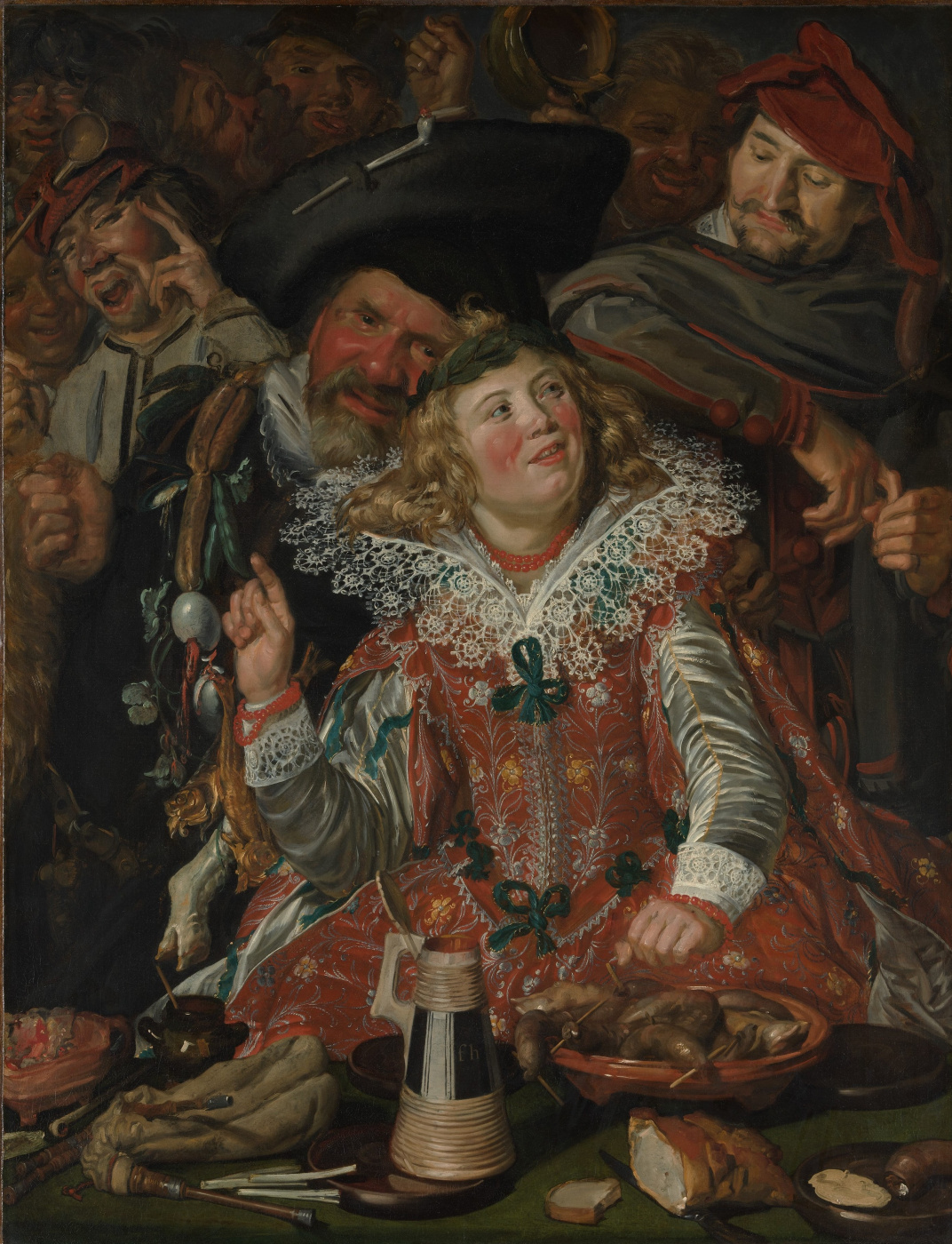 Frans Hals. Shrovetide Revellers (Merrymakers at Shrovetide)
