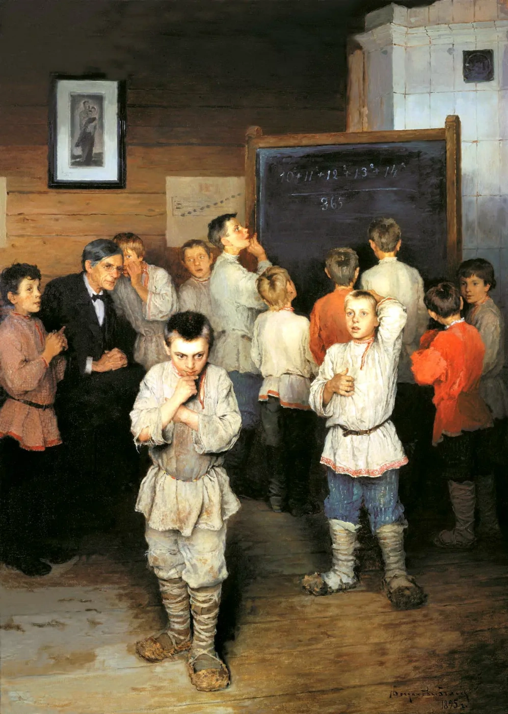 Nikolay Petrovich Bogdanov-Belsky. Verbal counting