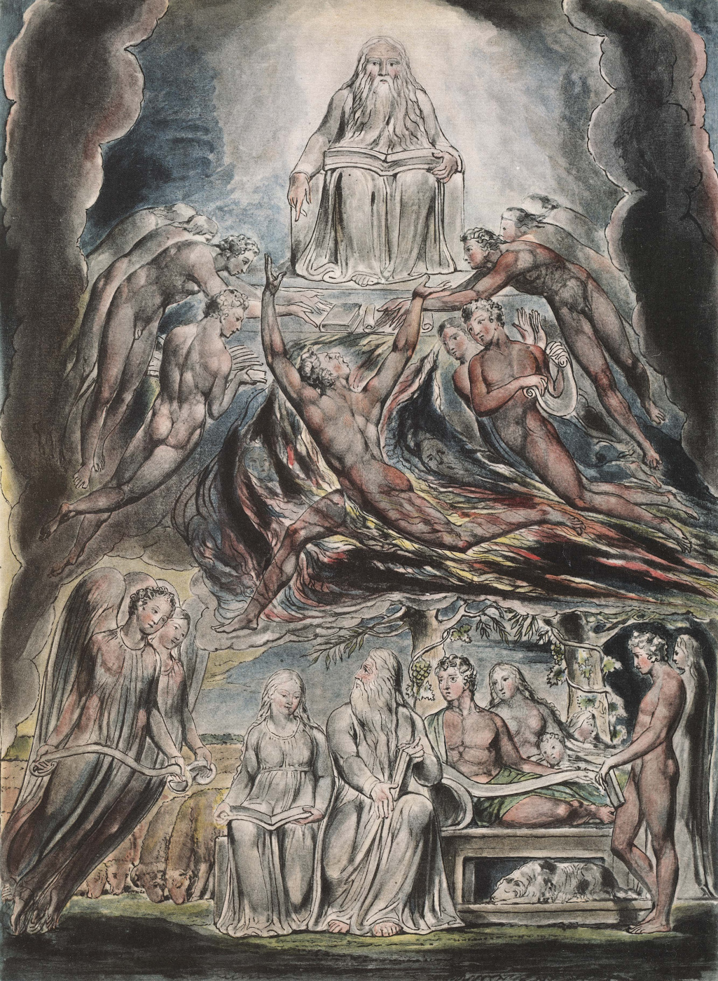 Buy Digital Version The Book Of Job Satan Before The Throne Of God By William Blake Arthive