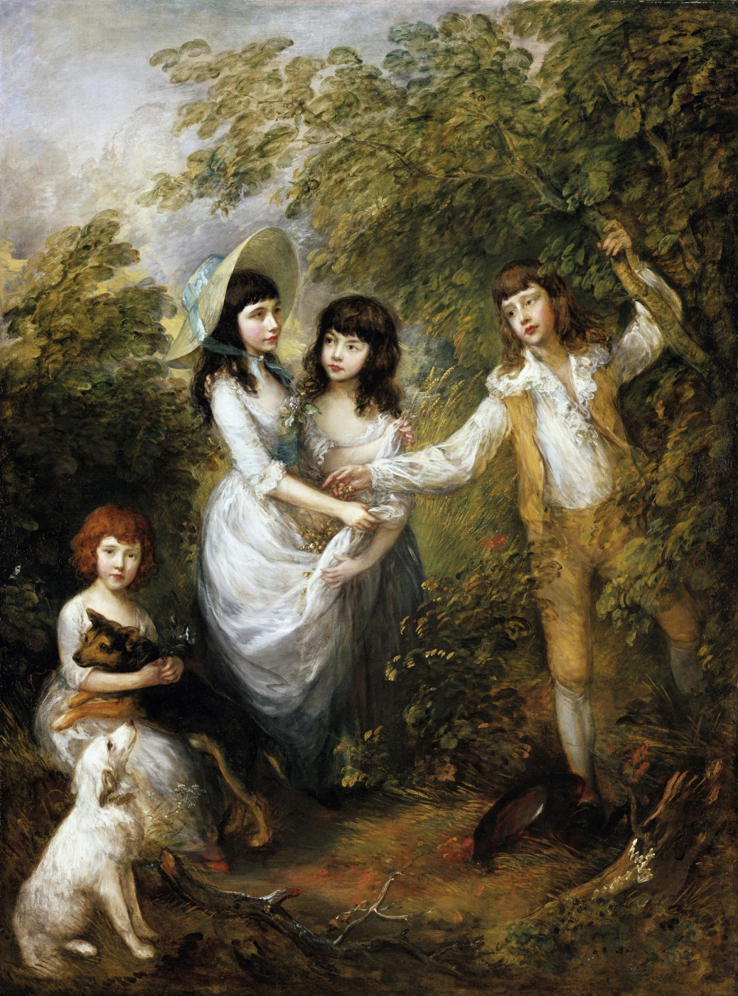 Thomas Gainsborough. The children of the family Marches