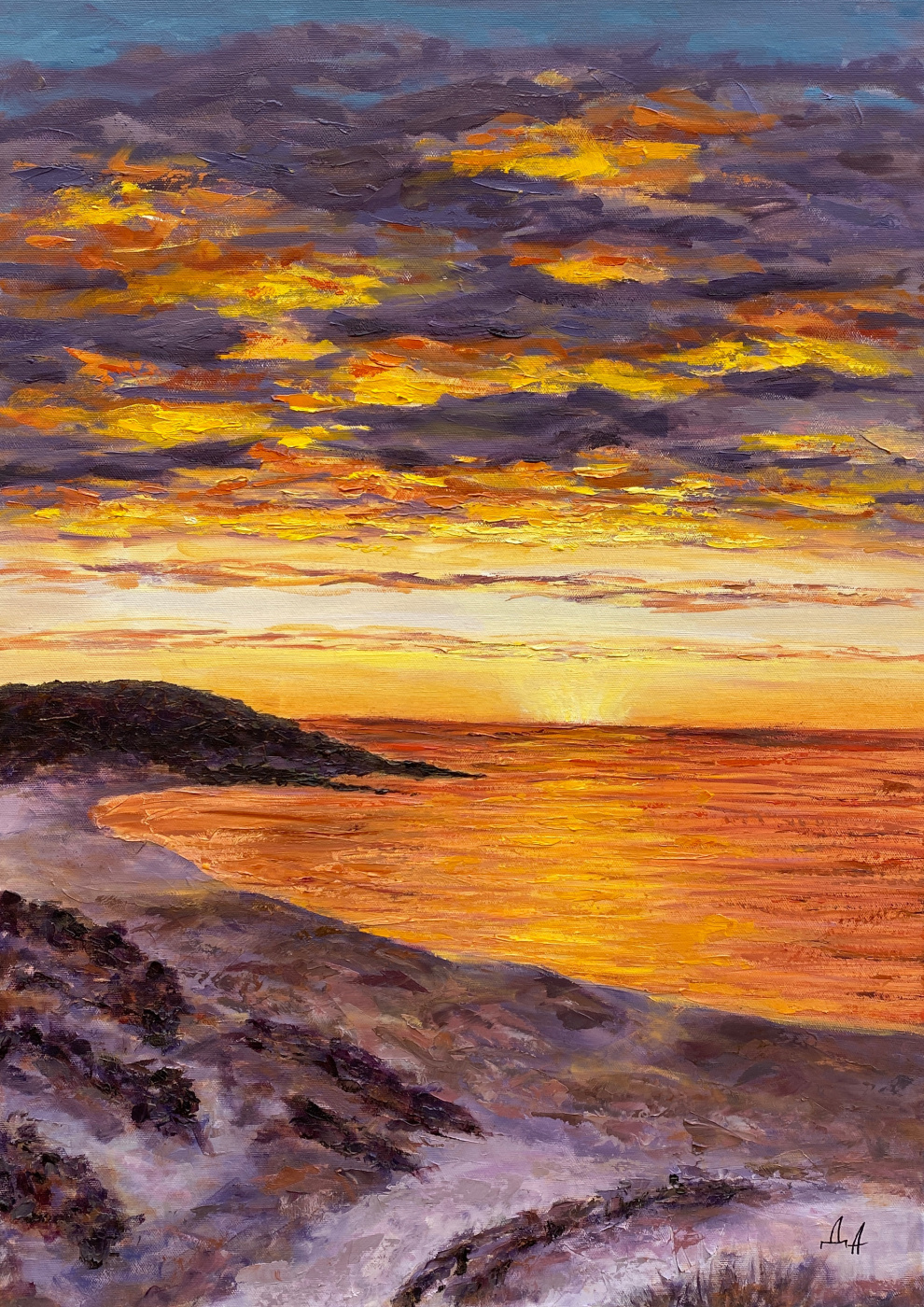 Alexandra Alexandrovna Danilova. Fire Sunset