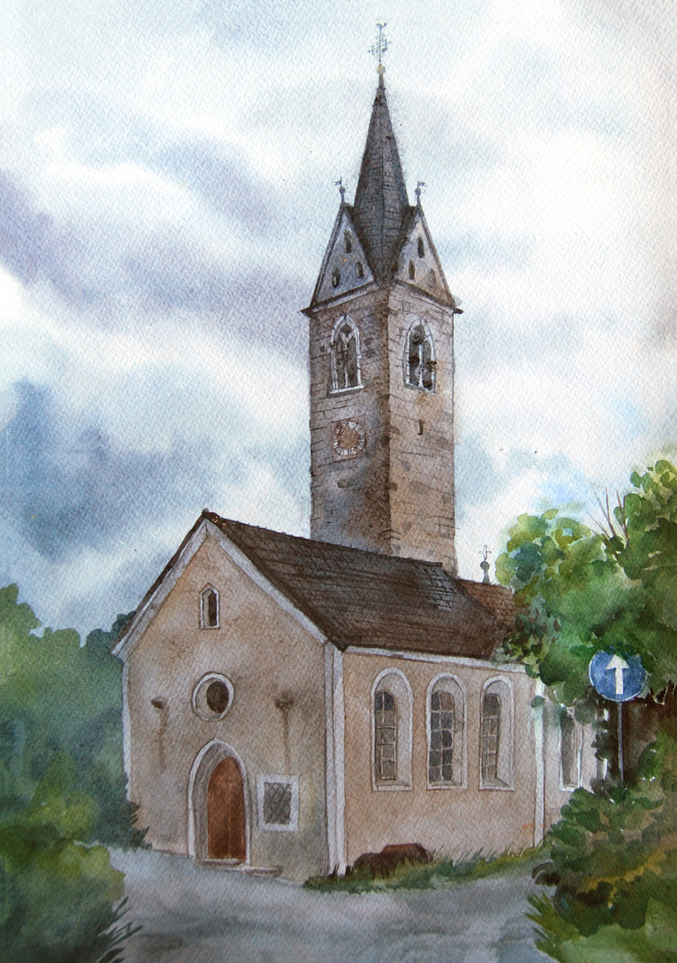 Serafim Thaler. St. James Church in Thuins