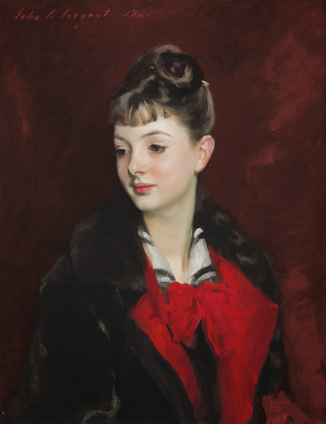 John Singer Sargent. Portrait of Mademoiselle Suzanne Poirson