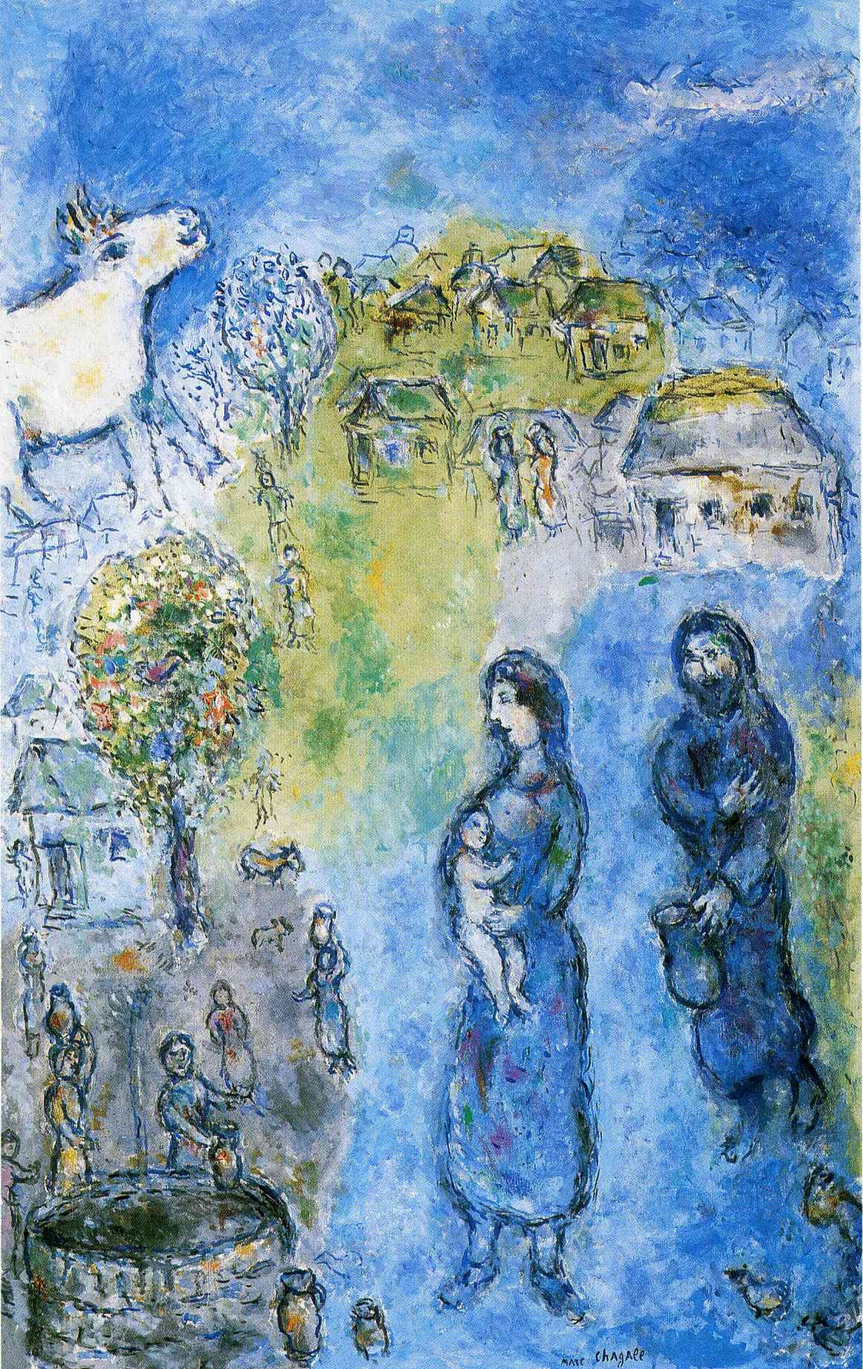 Peasants At The Well 1981 By Marc Chagall History Analysis Facts Arthive