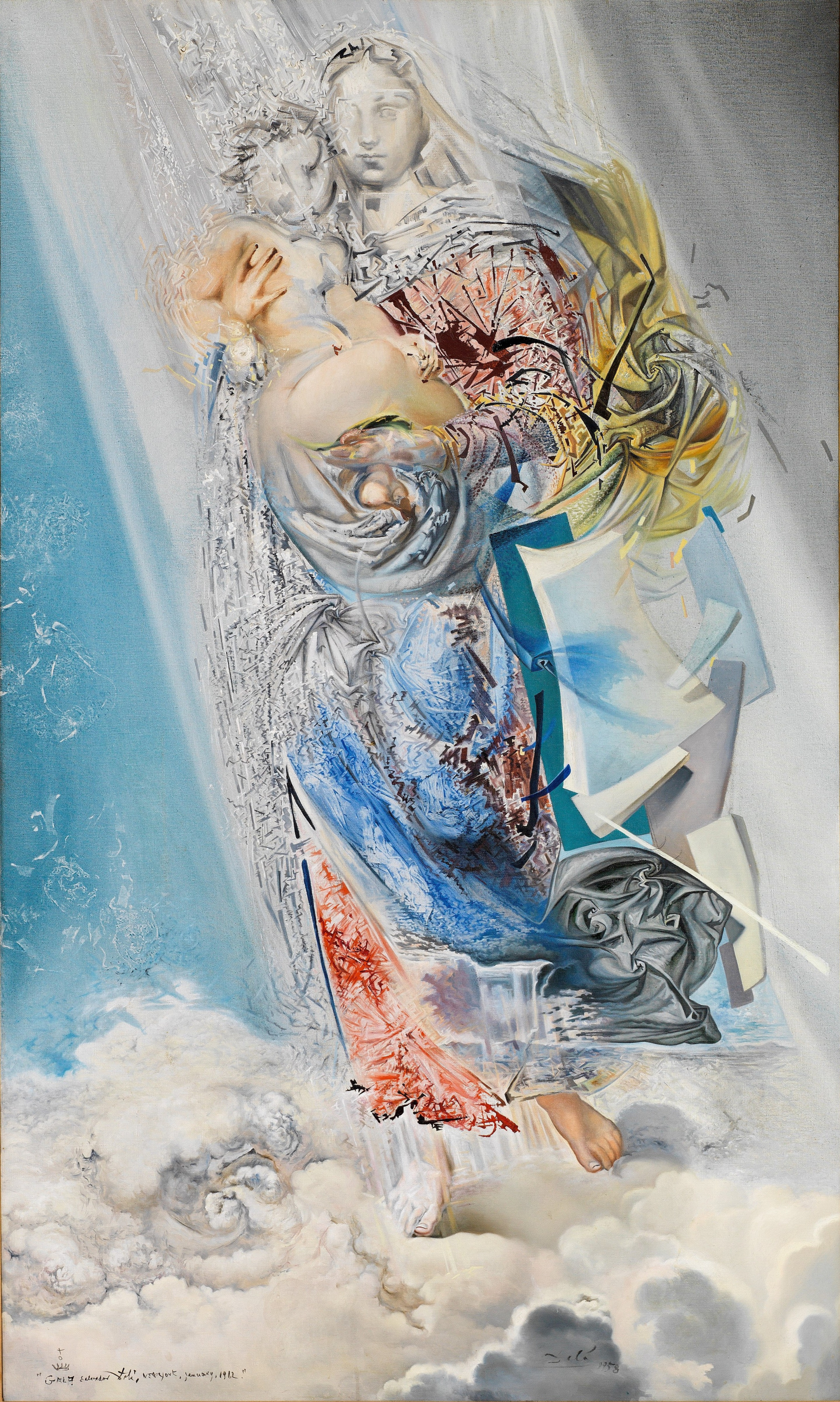 Сальвадор Дали - Космическая Мадонна, 1958, 92×153 см: Описание  произведения | Артхив