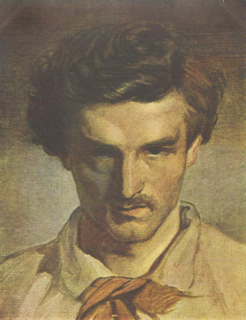 Anselm Frederick Feuerbach. Self-portrait