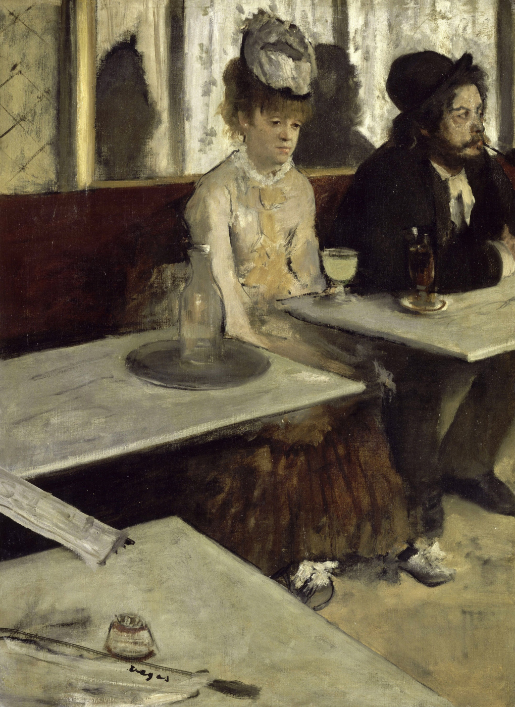 Edgar Degas. Absinthe (In the cafe)
