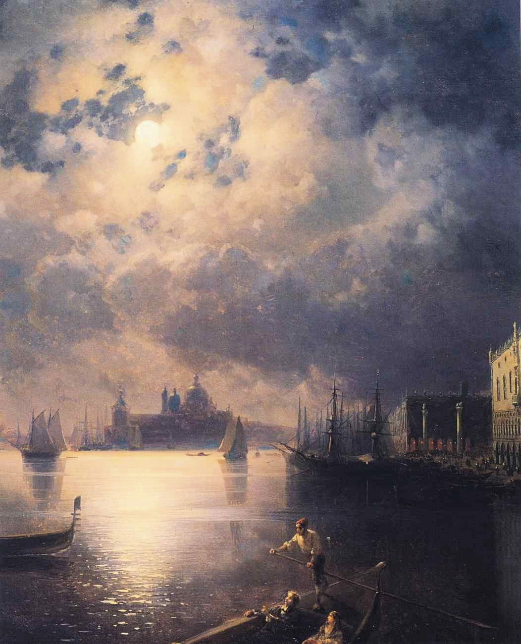 Ivan Aivazovsky. Byron in Venice