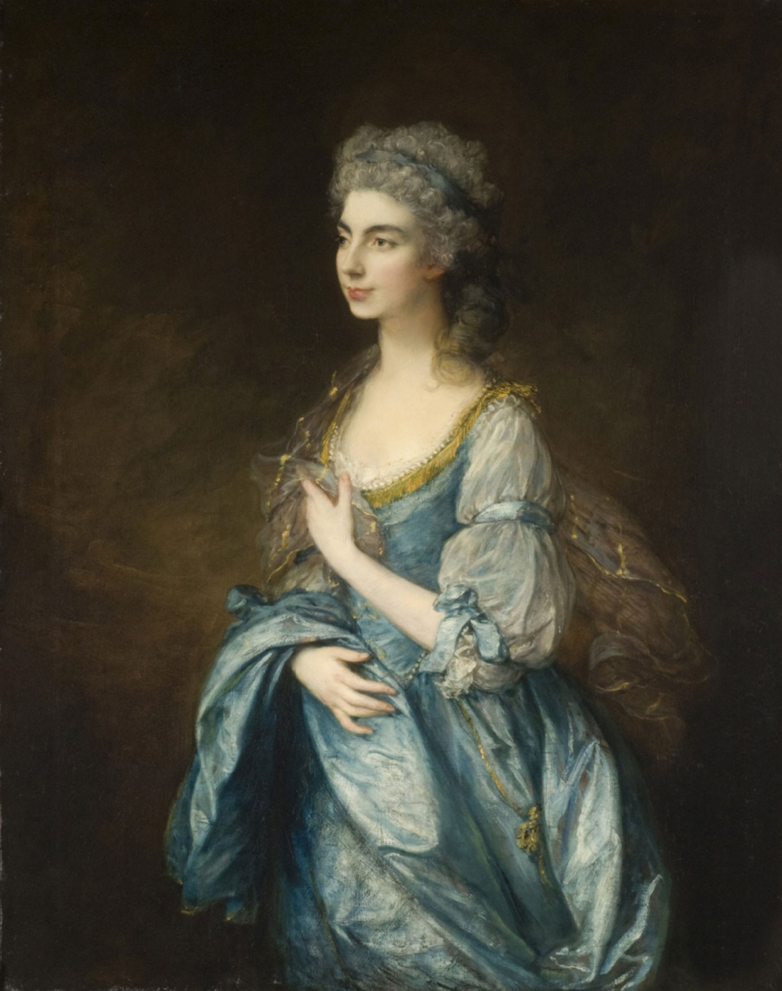 Portrait of lady Rodney, nee Anne Harley, 1778, 101×128 cm by Thomas ...