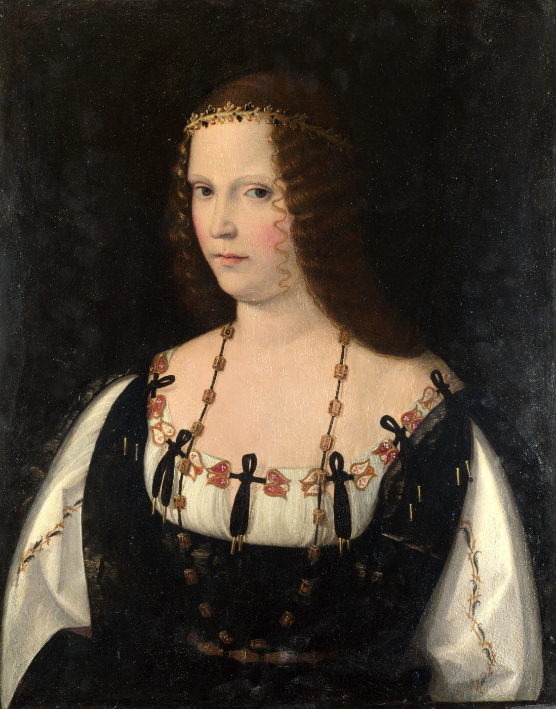 Veneto Bartolomeo. Portrait of a young lady