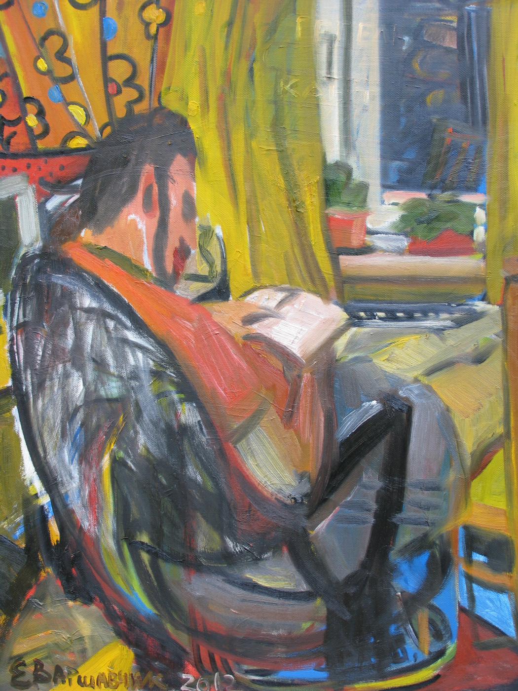 Elena Feliksovna Varshavchik. "The Reading Husband."