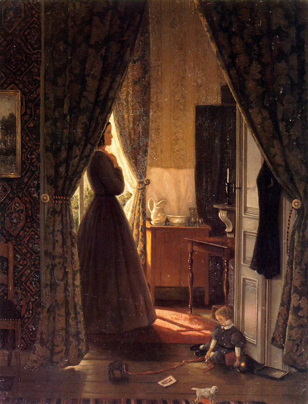 Hendrik Willem Mesdag. The woman in the room