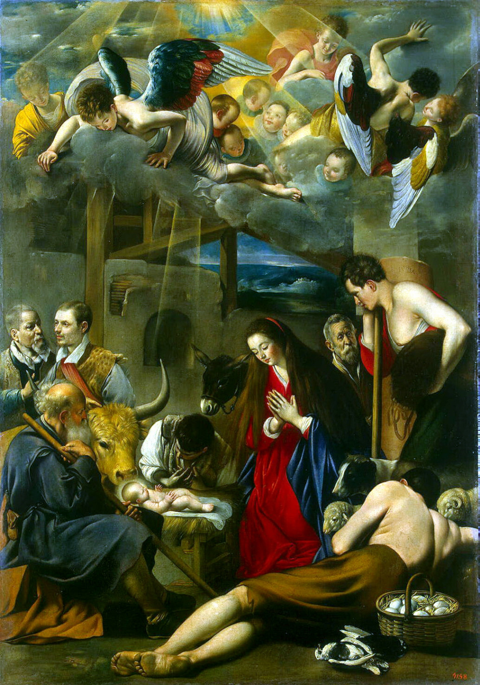 Fra Juan Batista Mayno. The adoration of the shepherds