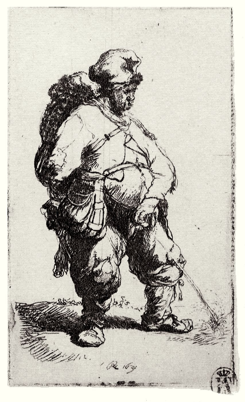 Rembrandt Harmenszoon van Rijn. Urinating male