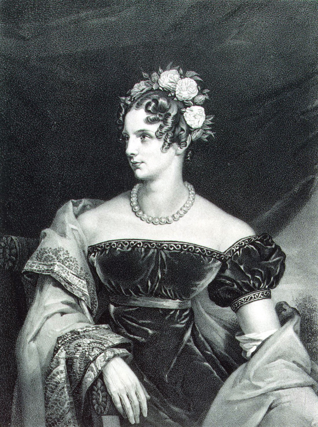 Vladimir Ivanovich Pogonkin. Portrait of Empress Alexandra Feodorovna