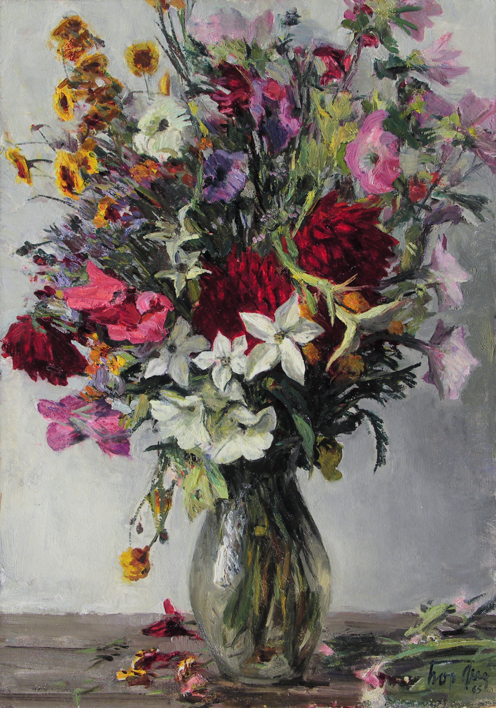 Boris Fedorovich Fedorov. Bouquet of flowers