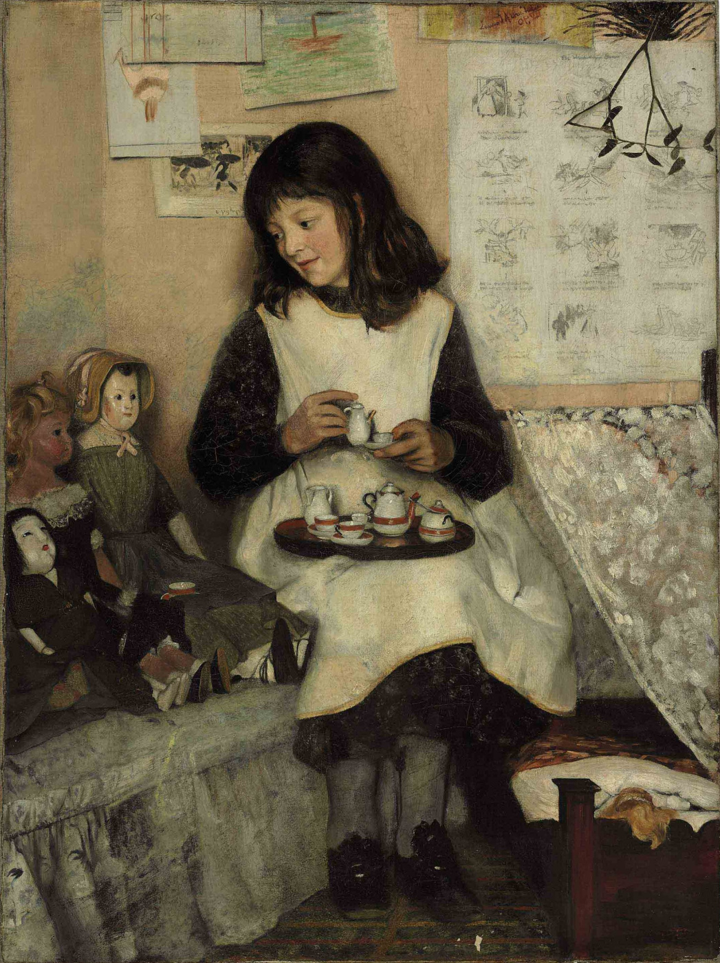 Laura Theresa Alma-Tadema. The tea party