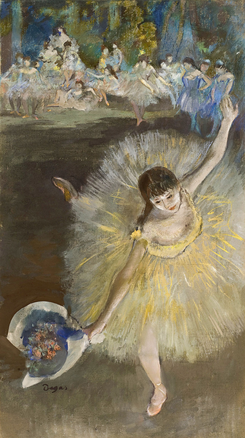 Edgar Degas. The final Arabesque