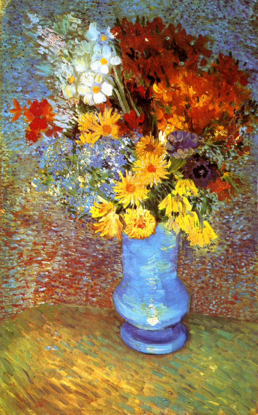 Vincent van Gogh. Vase with daisies and anemones