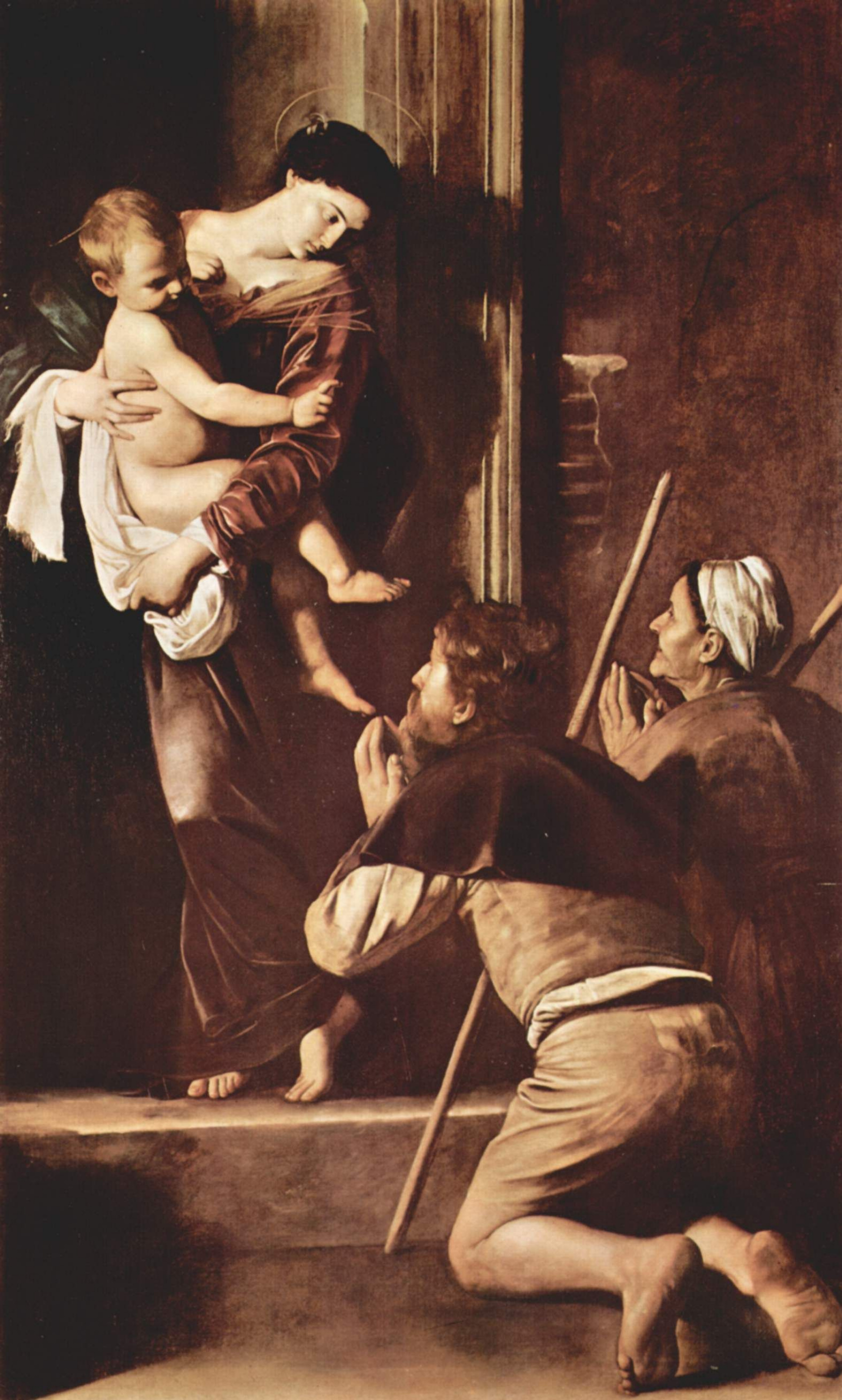 Madonna Of Loreto, 1604, 150×260 cm by Michelangelo Merisi de