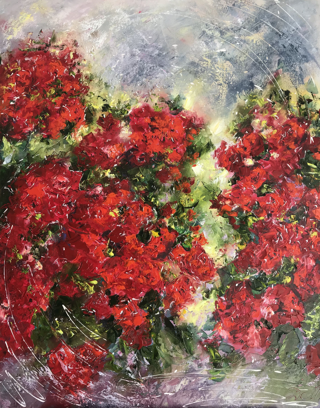 Diana Malivani. Red Roses